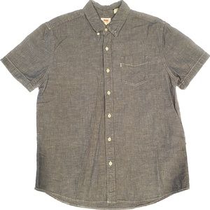 Levi’s Men’s Casual Button Down Short Sleeve Shirt Large